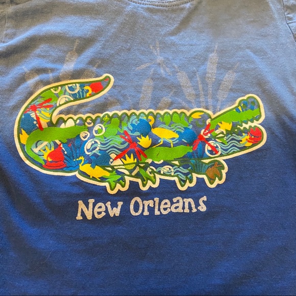 2T New Orleans Blue Ombré Shirt - Picture 4 of 6